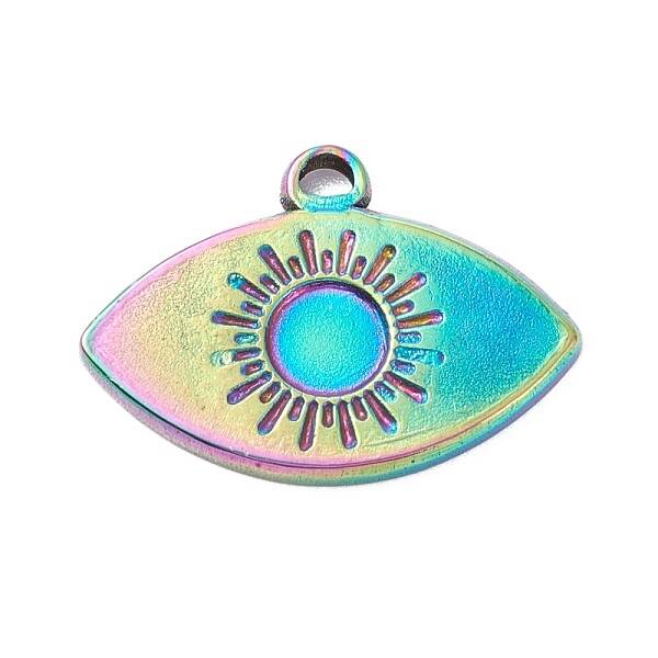 PVD Vacuum Plating 304 Stainless Steel Pendant Cabochons Settings