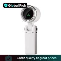 Mini Handheld Fan Hand Fan Super Strong wind, Upgrade 5-Speed Adjustable Hand Fan with USB Rechargeable 4000mAh Battery, Port...
