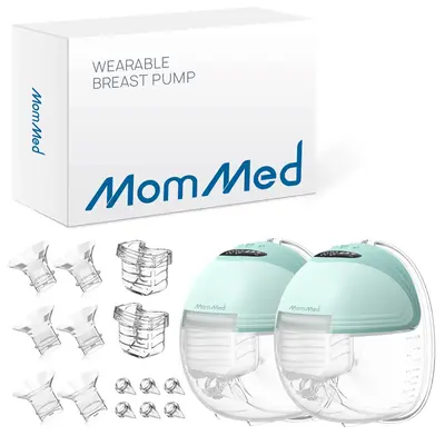 MomMed Wearable Breast Pump S21, Hands-Free Electric Breast Pump, Personalized Electric Portable Breast Pump, Large Capacity ...