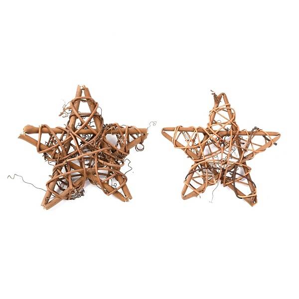 Star Shape Rattan Vine Wreath Garland Decoration
