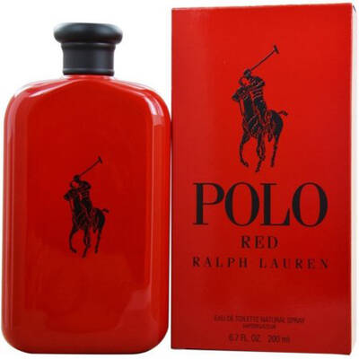 Polo Red Cologne for Men - Eau de Toilette Spray 6.7 oz