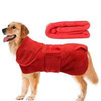 Pet Towel, Pet Bath Towel Drying Bath Towel, Absorbent Fast Drying Dog Bathrobe Soft Absorbent Fabric Extra Long, Pet Care To...