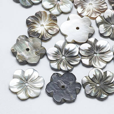 Black Lip Shell Beads