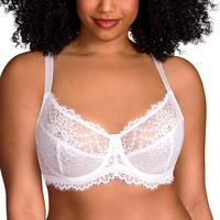 HSIA Sunflower Floral Lace Underwire Plus Size Unlined Full Coverage Bra