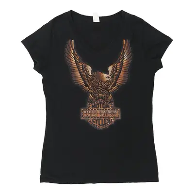 Harley Davidson Graphic Top - XL Black Cotton