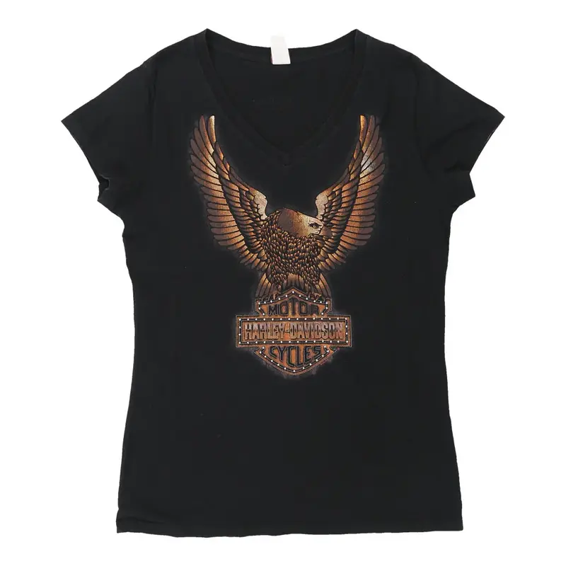 Harley Davidson Graphic Top - XL Black Cotton