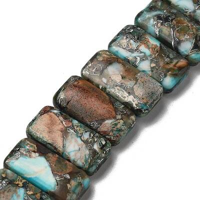 Synthetic Imperial Jasper Beads Strands