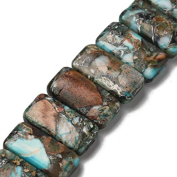 Synthetic Imperial Jasper Beads Strands