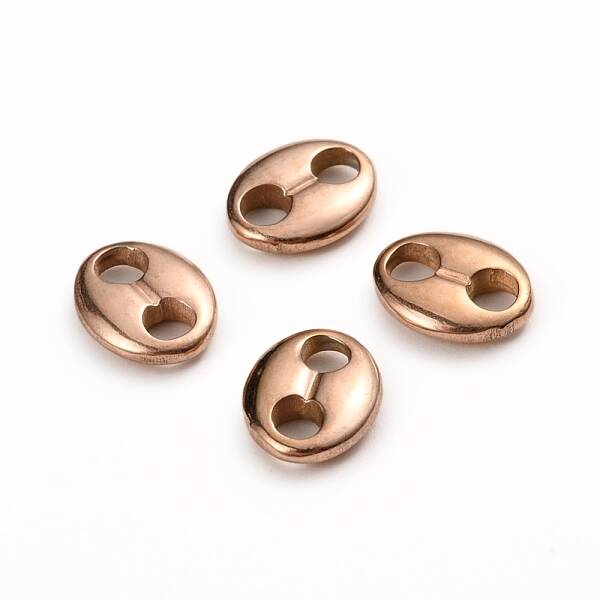 Ion Plating(IP) 304 Stainless Steel Oval Links connectors