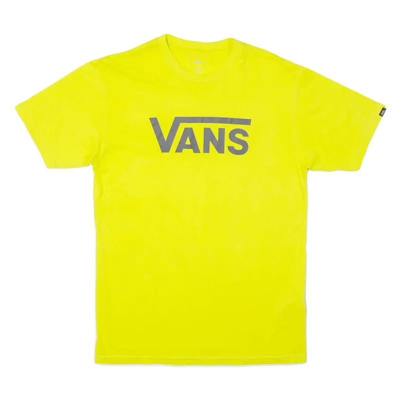 VANS Mens T-Shirt Yellow M