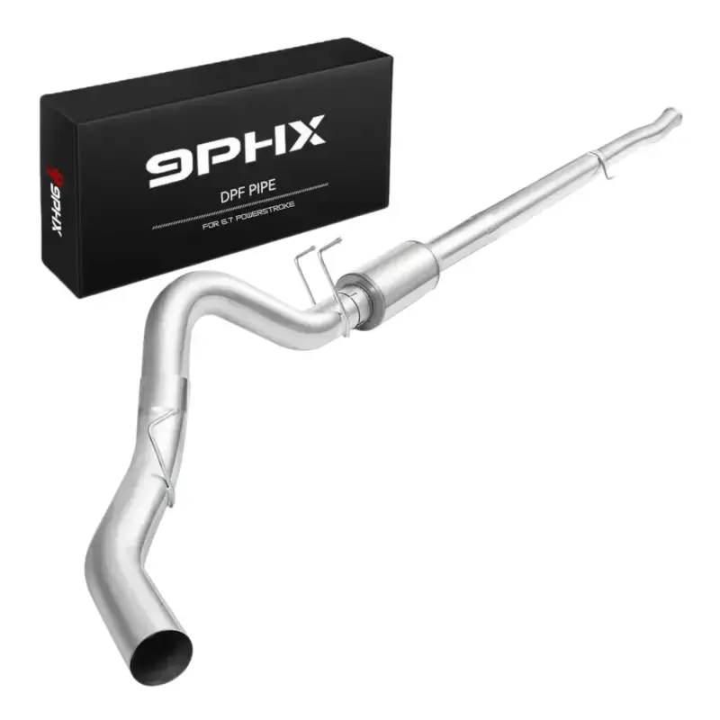 2011-2025 Powerstroke 6.7 DPF Delete Race Pipe 4/5 Inch for Ford F250,F350,F450