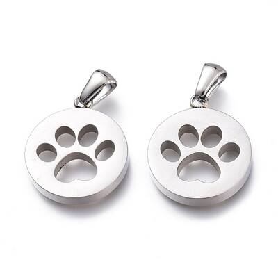 Non-Tarnish 304 Stainless Steel Pet Pendants