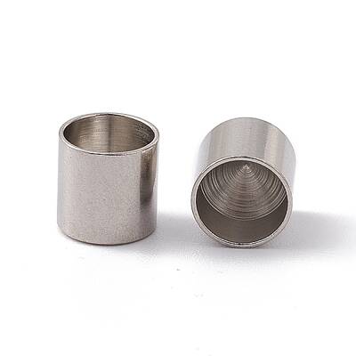 Tarnish Resistant 201 Stainless Steel Cord Ends