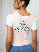 Waist trainer correct bad posture help and hunchback unisex posture enhancer back support posture correction shoulder belt co...