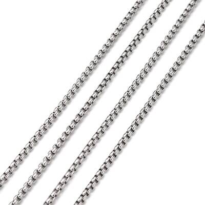 Tarnish Resistant 304 Stainless Steel Box Chains