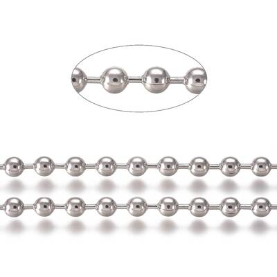 Tarnish Resistant 304 Stainless Steel Ball Chains