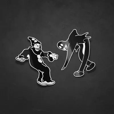 Ghostmane Waterproof Outdoor Sticker - 5-inch Tall, High Quality, Holographic or White Color Options car sticker Vehicle Exte...