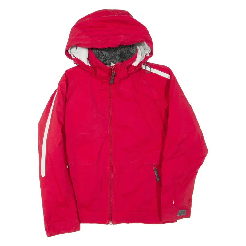 COLUMBIA Womens Jacket Red Hooded XS