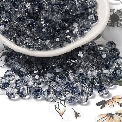 Transparent Colours Glass Round Beads