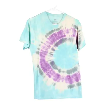 Hanes Tie-Dye T-Shirt - Medium Blue Cotton