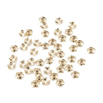 5-Petal Brass Bead Cap