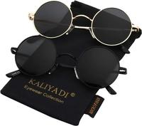 KALIYADI Round Polarized Sunglasses Women Men UV Protection (S36) Designer Frames