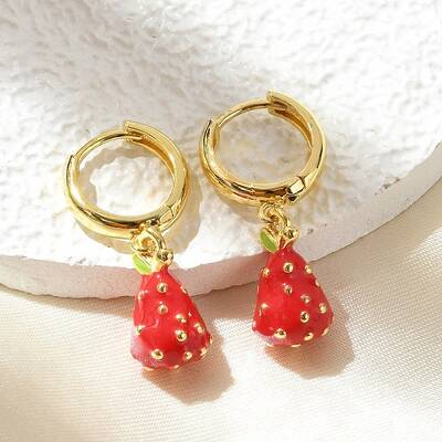 Brass Hoop Earrings