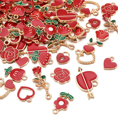 Alloy Enamel Pendants