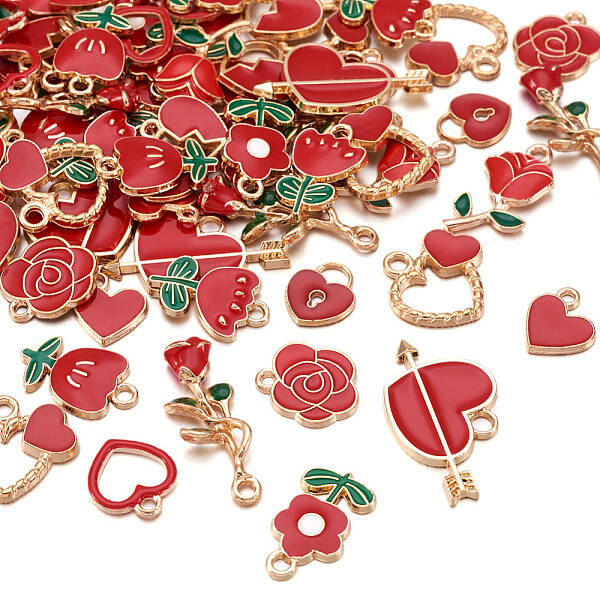 Alloy Enamel Pendants