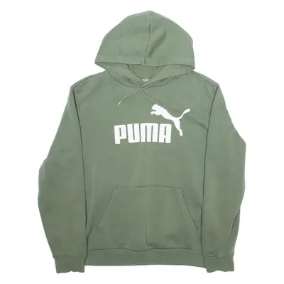 PUMA Mens Green Hoodie M