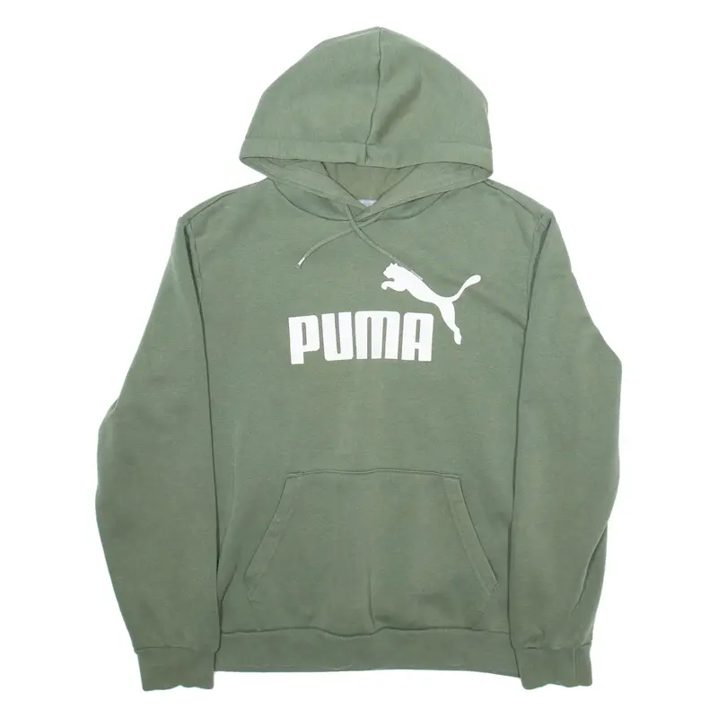 PUMA Mens Green Hoodie M
