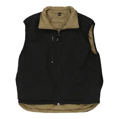 Timberland Reversible Gilet - Small Black Polyester Blend