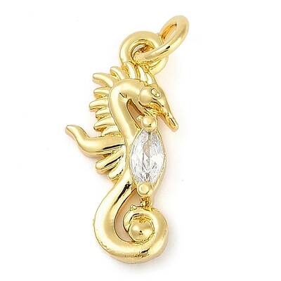 Rack Plating Brass Micro Pave Cubic Zirconia Pendants