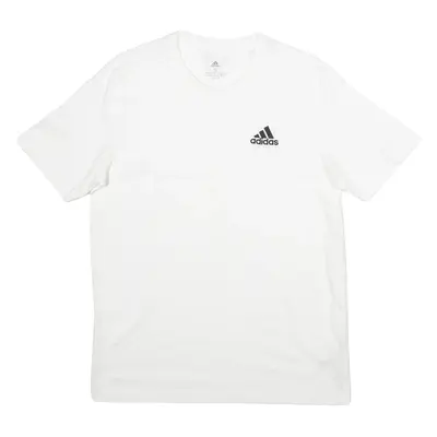 ADIDAS Mens T-Shirt White S
