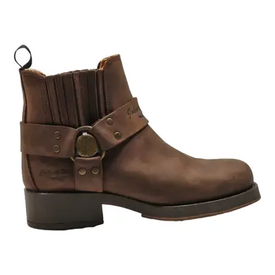 JONH WEST Chelsea Boots Brown Leather Mens UK 6.5