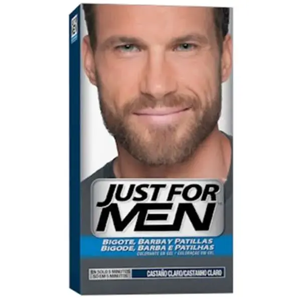 Just da uomo Baffi e Barba Marrone Chiaro 28,4 g