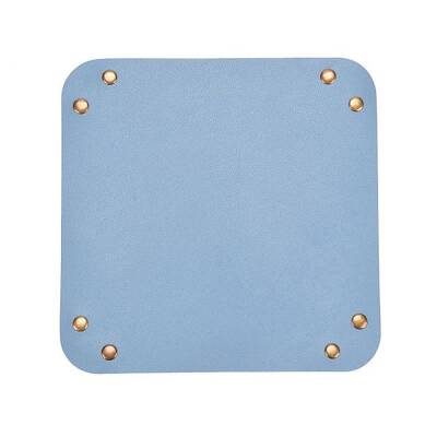 PVC Leather Storage Tray Box with Snap Button