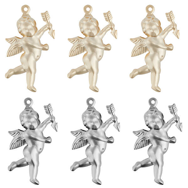 28Pcs 2 Colors Valentine's Day 304 Stainless Steel Pendants