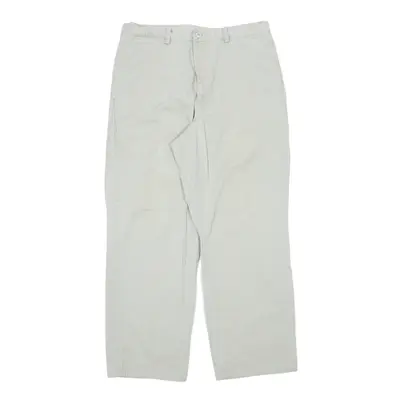 NAUTICA Plain Front Pant Chino Trousers Cream Regular Straight Mens W34 L30