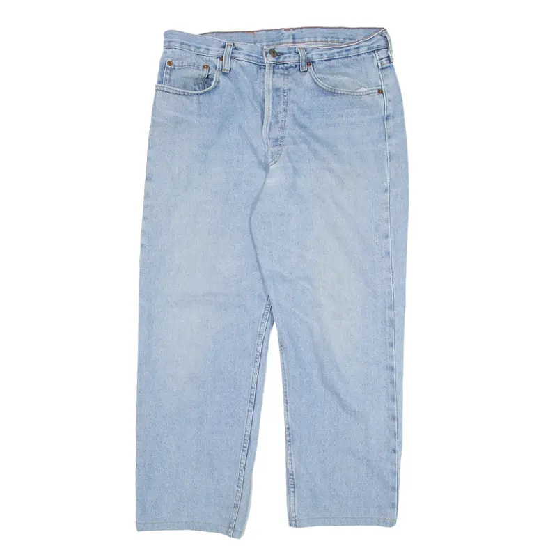 LEVI'S 501 MADE IN USA Jeans Blue 90s Denim Regular Straight Mens W31 L25