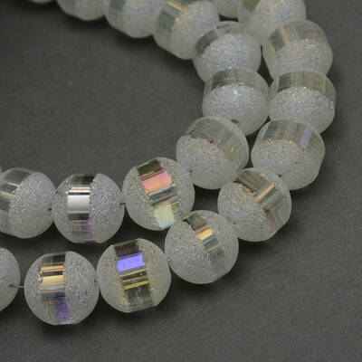 Electroplate Glass Bead Strands