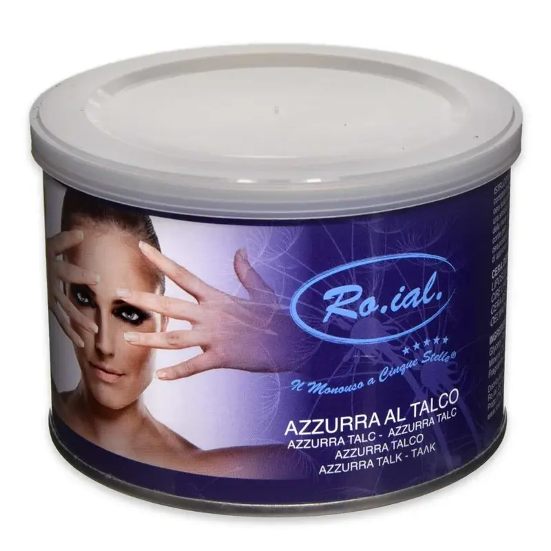 Roial 400 ml jar of blue talcum wax