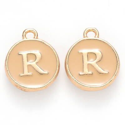 Golden Plated Alloy Enamel Charms