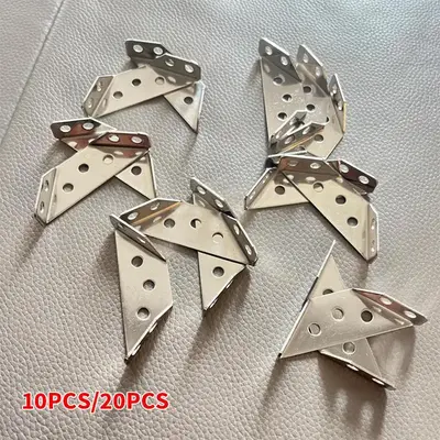 Stainless Steel Corner Bracket, Multi-function Corner Rack, Three Side Fixed Corner Rack, Cabinet Ladder Corner Rack, Laminat...