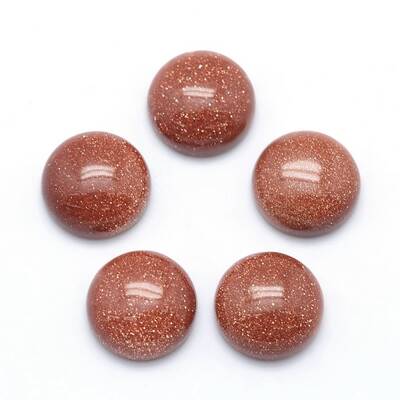 Synthetic Goldstone Cabochons