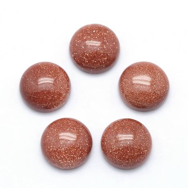 Synthetic Goldstone Cabochons