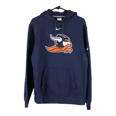 Midland University Women's Lacrosse Nike Hoodie - Medium Navy Cotton Blend