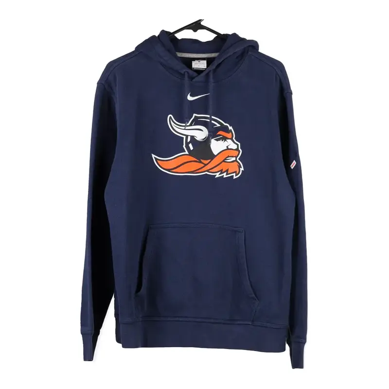 Midland University Women's Lacrosse Nike Hoodie - Medium Navy Cotton Blend