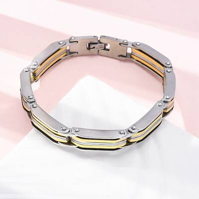 304 Stainless Steel Link Chain Bracelets for Women Men