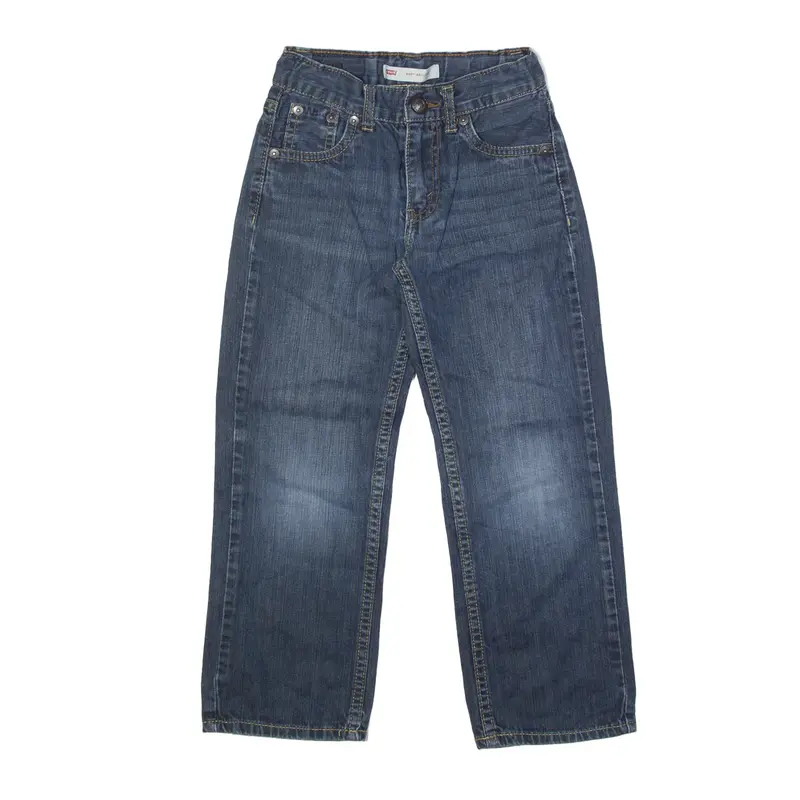 LEVI'S 505 Jeans Blue Denim Regular Straight Boys W22 L20